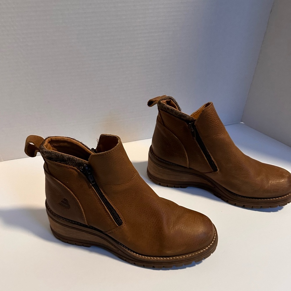 Bullboxer Women’s Dorian Brown Leather Ankle Boots US Size 8.5